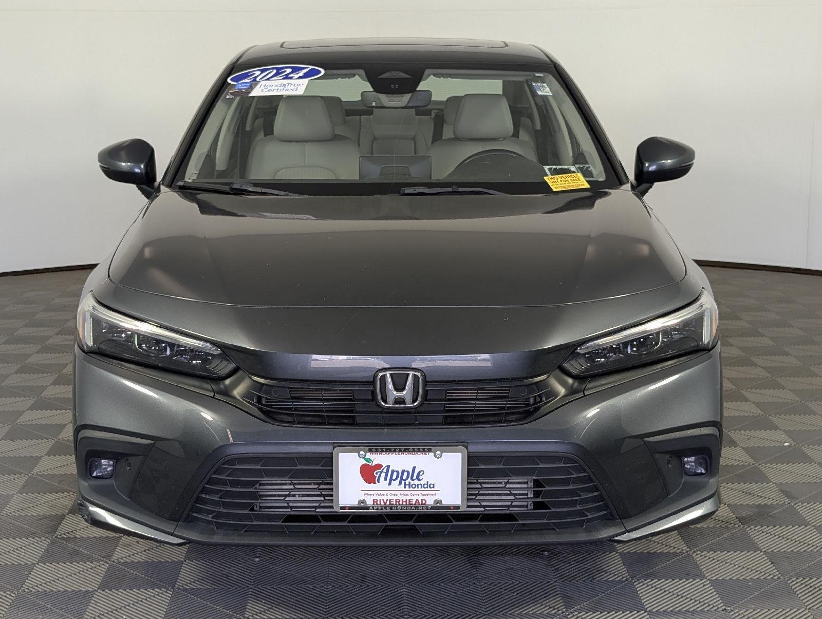 Certified Used 2024 Meteorite Gray Metallic Honda 1.5T 4D TOURING image 2