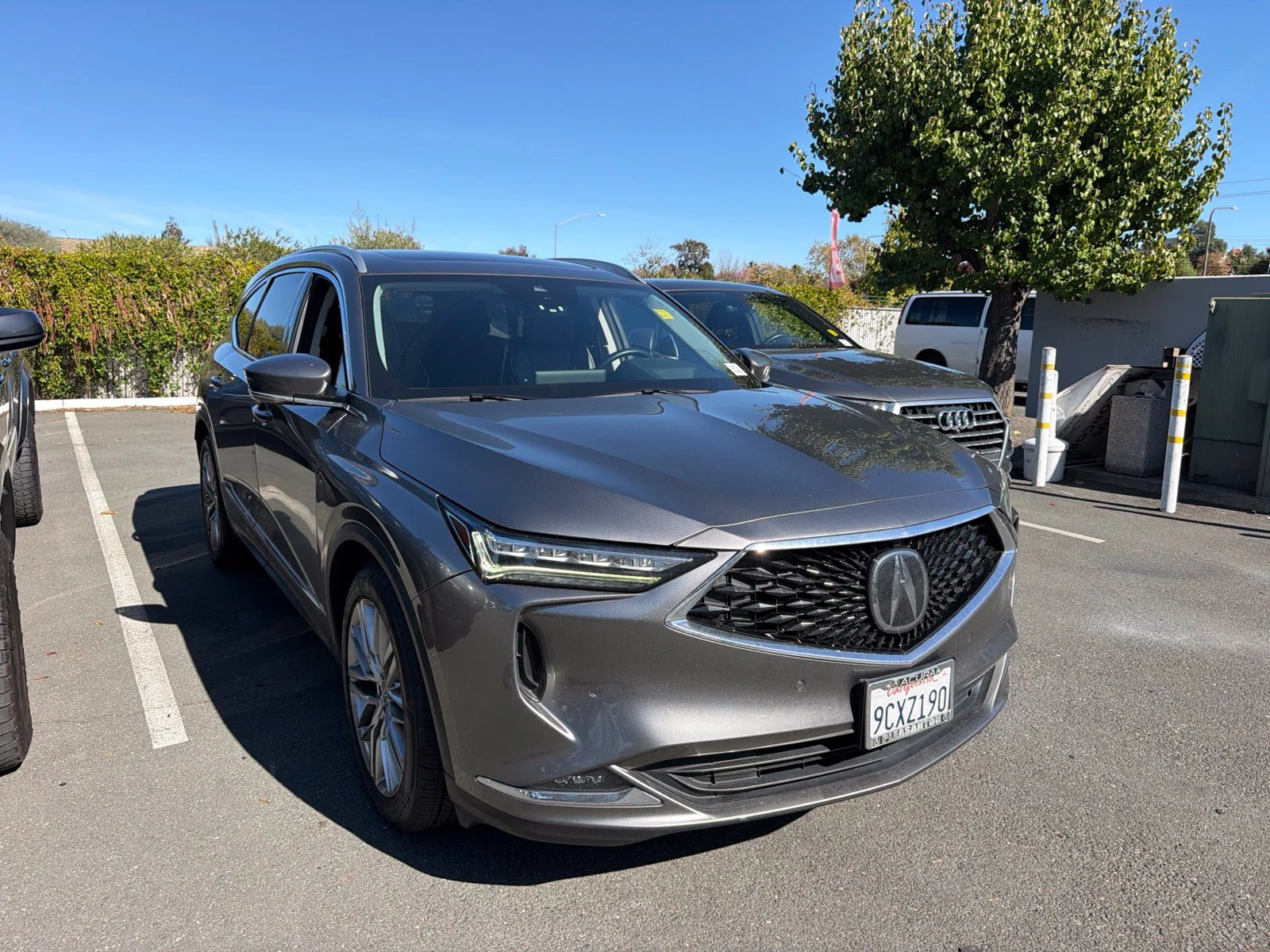 Used 2023 Liquid Carbon Metallic Acura Advance image 2