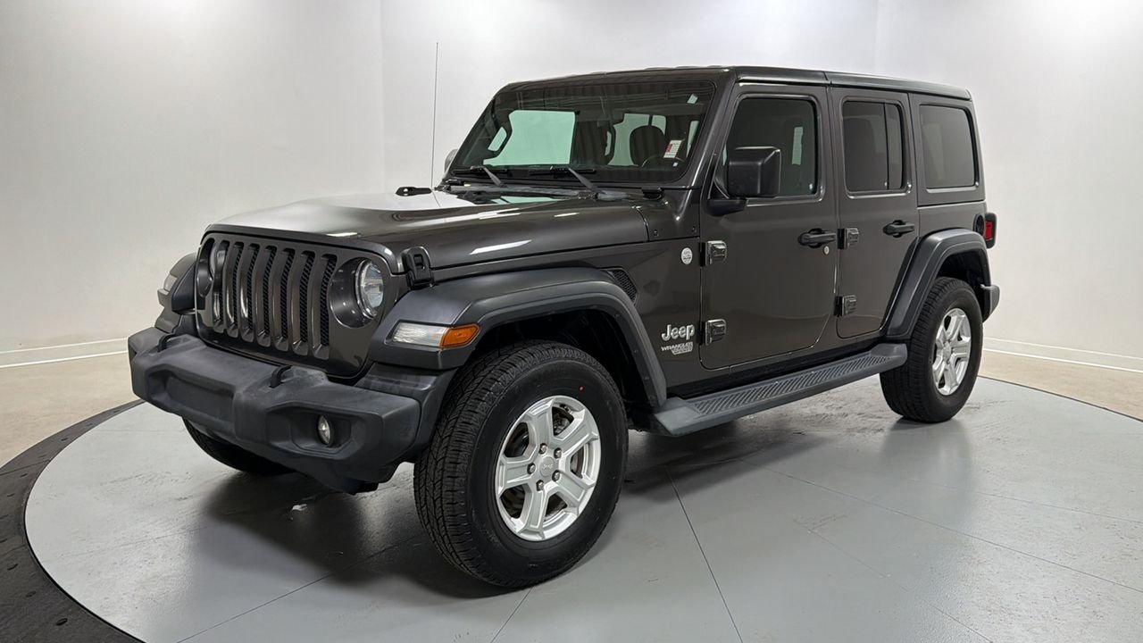 Used 2018 Gray Jeep Unlimited Sport S image 1