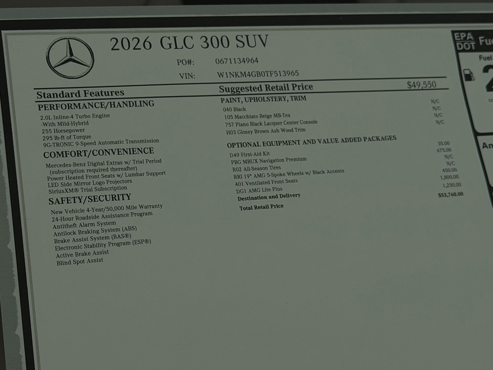 New 2026 Black Mercedes-Benz GLC 300 image 48