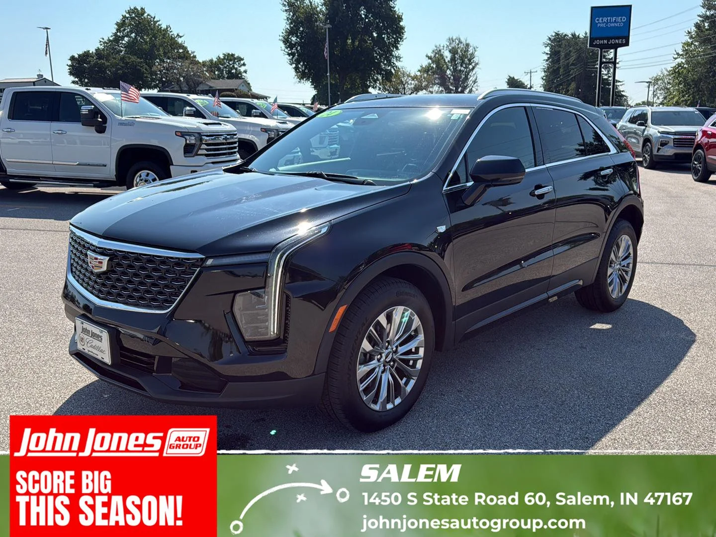 Used 2024 BLACK CADILLAC AWD 4DR PREMIUM LUXURY image 1
