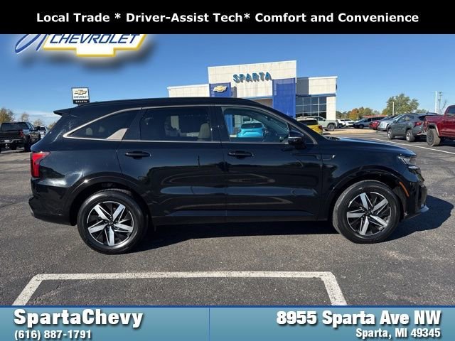 Used 2021 Kia Sorento S with VIN 5XYRL4LC5MG008171 for sale in Sparta, MI