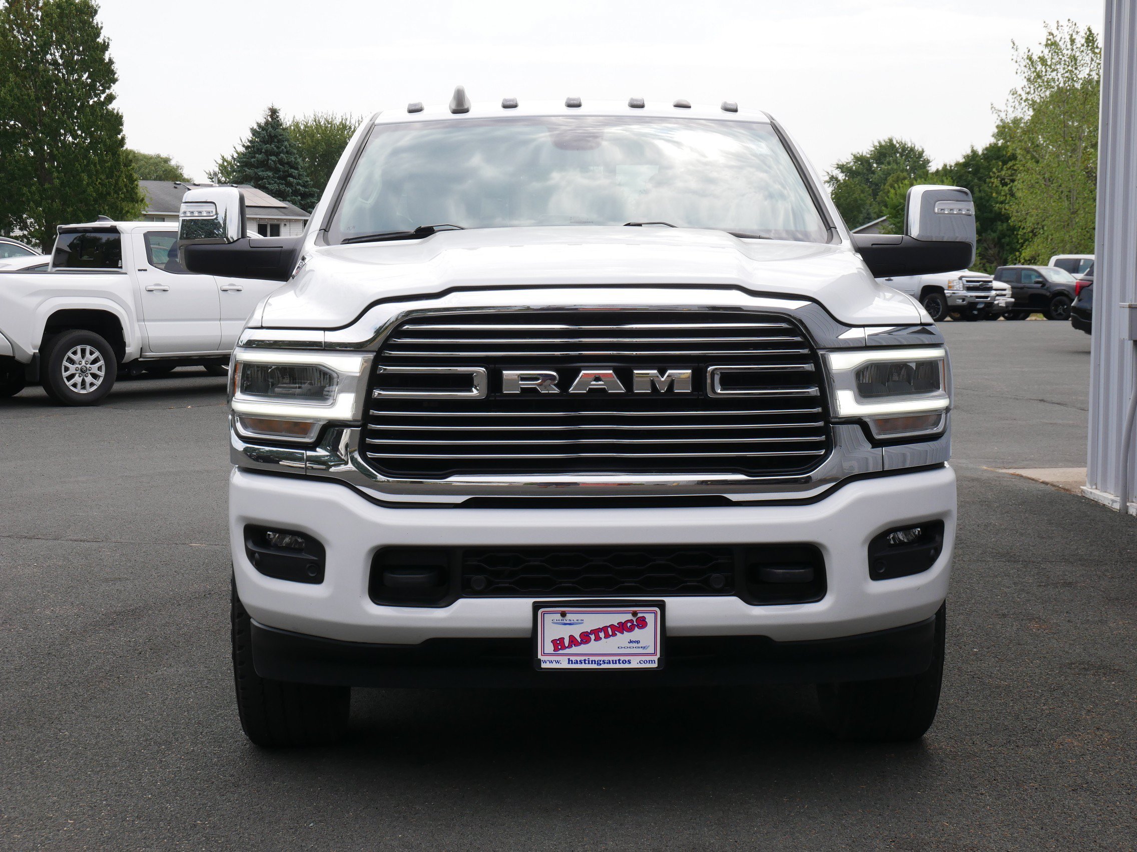 Used 2023 Bright White Clearcoat Ram Laramie image 8