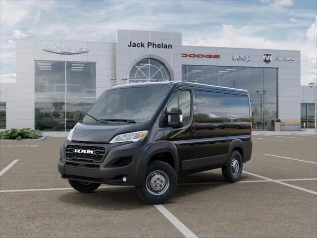 New 2026 Black Clear-Coat Exterior Paint RAM 1500 Low Roof Cargo Van 118 WB image 53