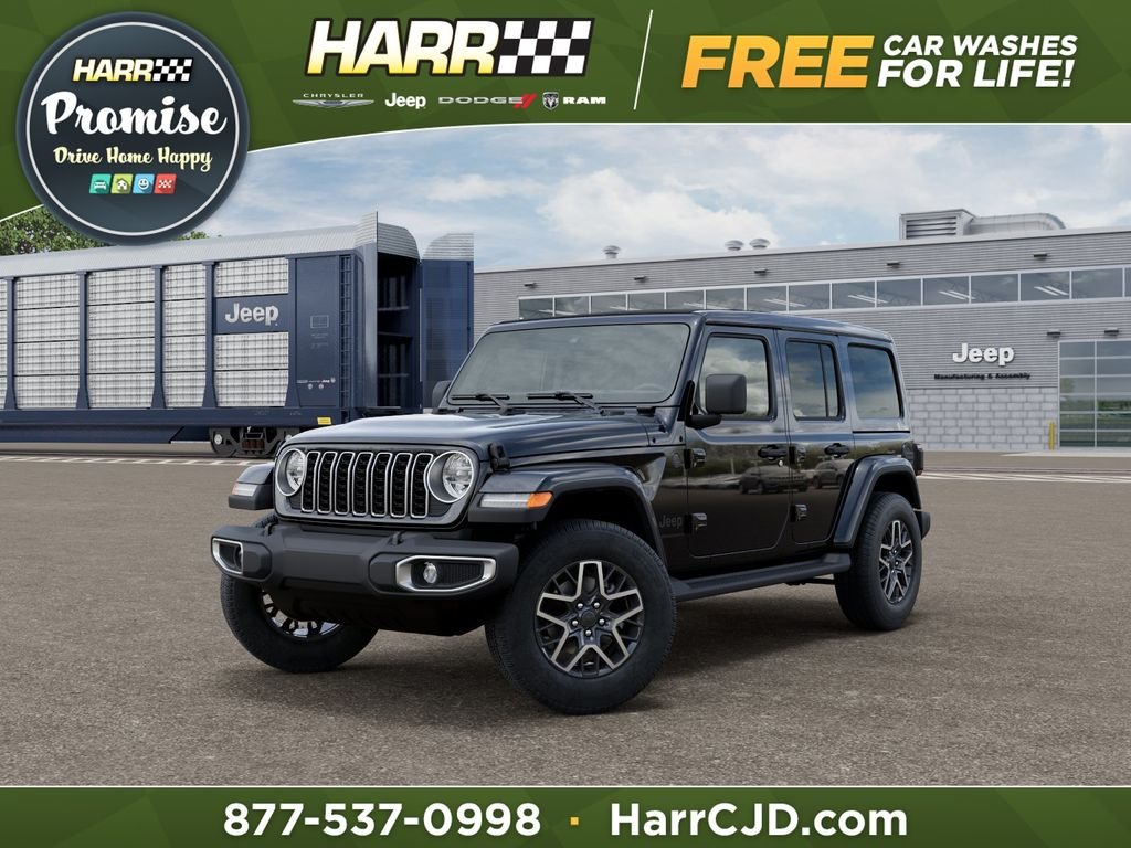 New 2027 Black Clearcoat Jeep Sahara image 1