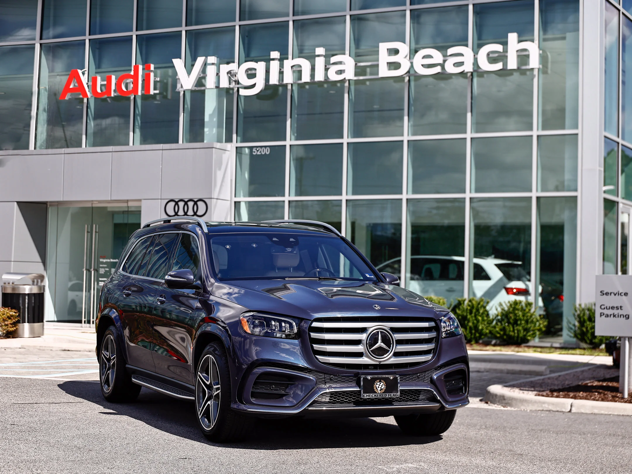 Used 2024 Blue Mercedes-Benz GLS 450 image 1