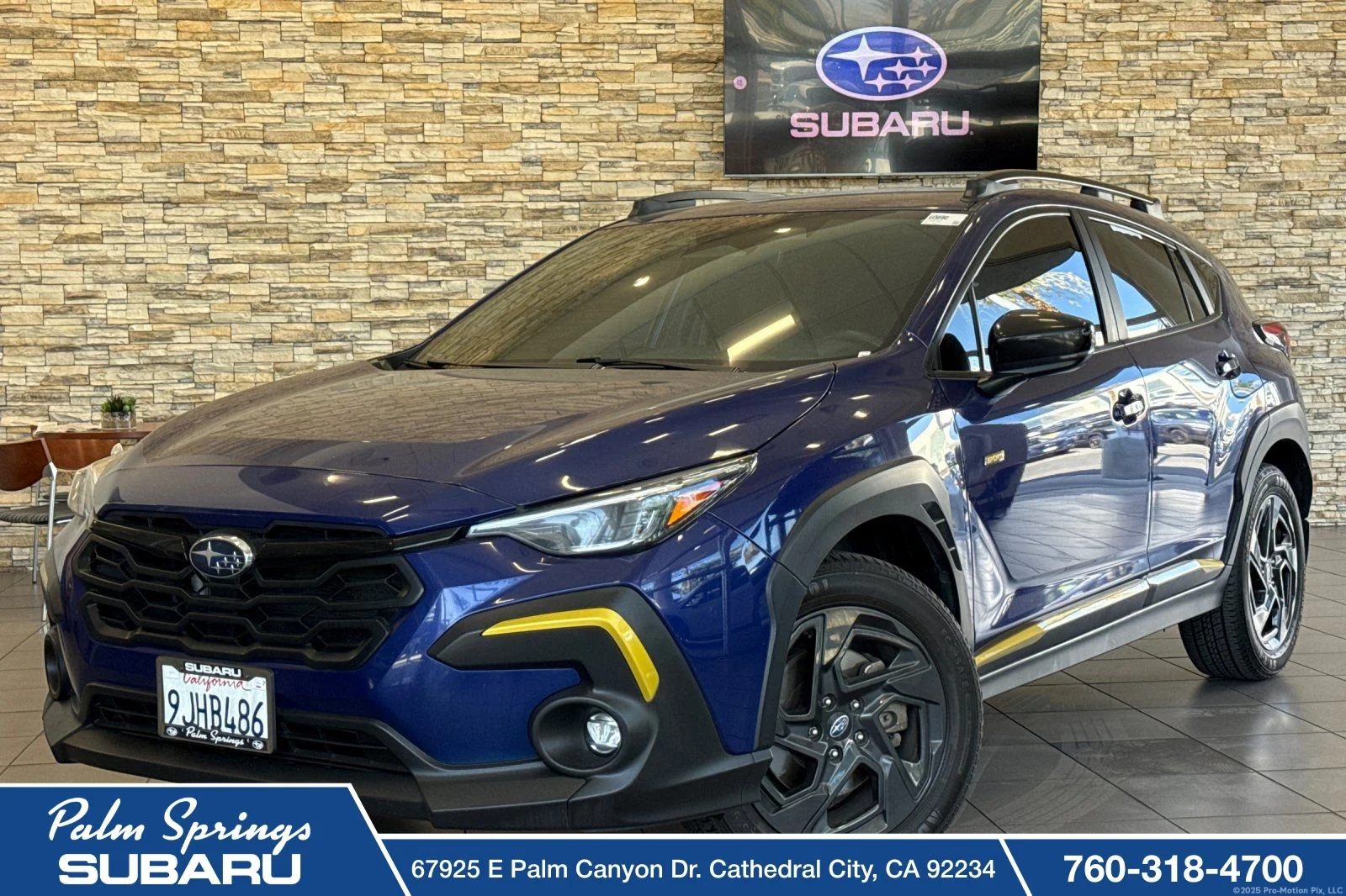 Certified Used 2024 Blue Subaru Sport image 1