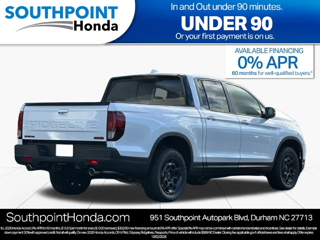 New 2026 Platinum White Pearl Honda TrailSport+ image 3