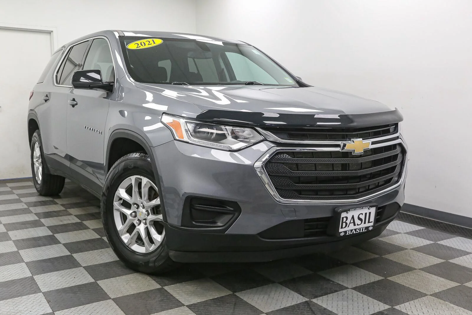 Used 2021 Satin Steel Metallic Chevrolet LS image 2