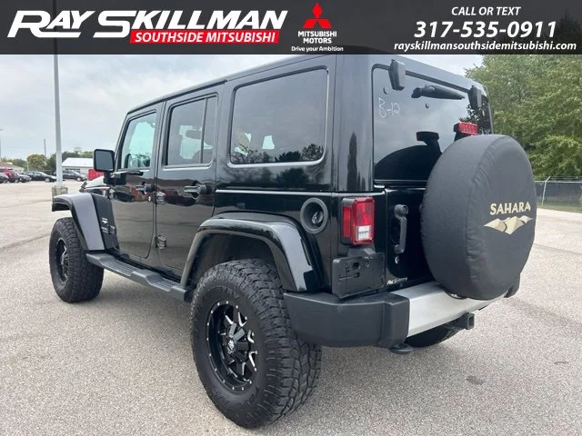 Used 2014 Black Jeep Unlimited Sahara image 7
