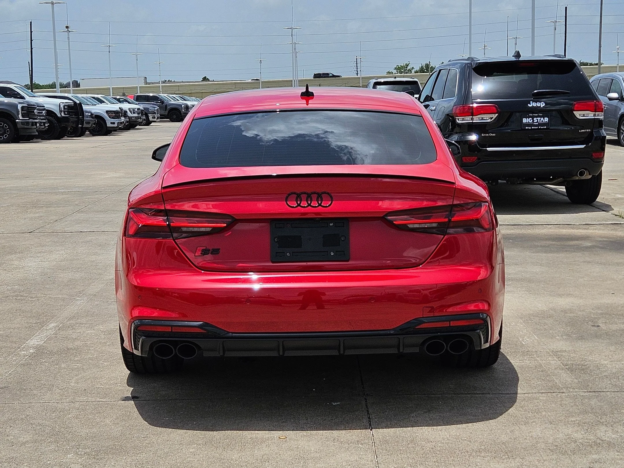 Certified Used 2024 Progressive Red Metallic Audi Premium Plus image 4