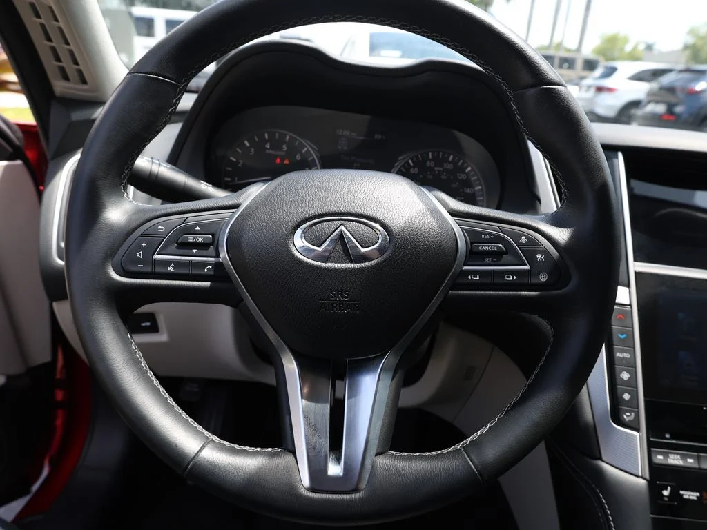 Used 2021 Red INFINITI 3.0t LUXE image 33