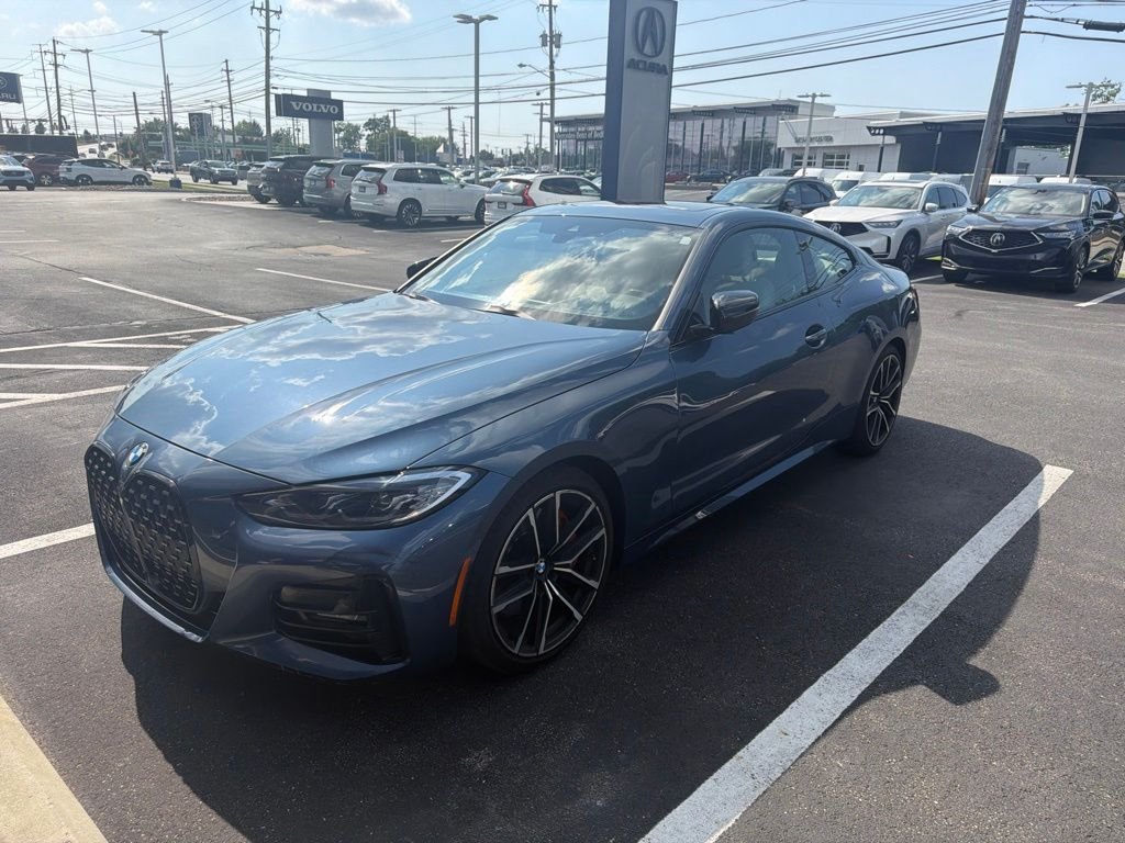 Used 2021 Blue Metallic BMW 430i xDrive image 3