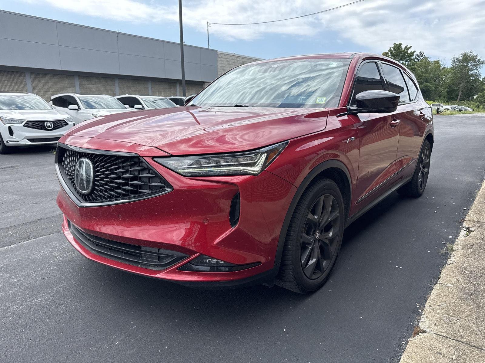 Used 2023 Performance Red Pearl Acura SH-AWD w/A-SPEC image 3