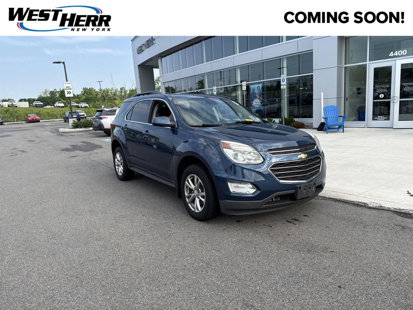 Used 2016 Patriot Blue Metallic Chevrolet LT image 1