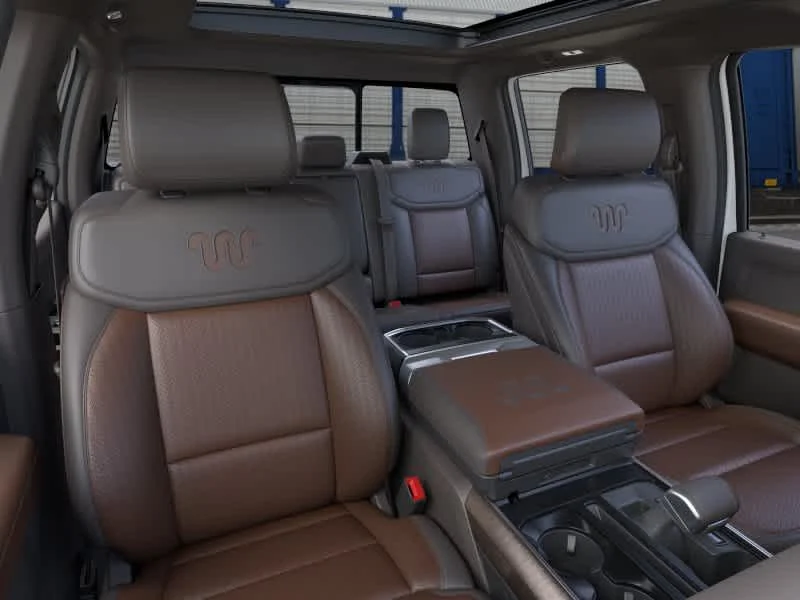 New 2026 Star White Metallic Tri-Coat/Marsh Gray Ford King Ranch image 10
