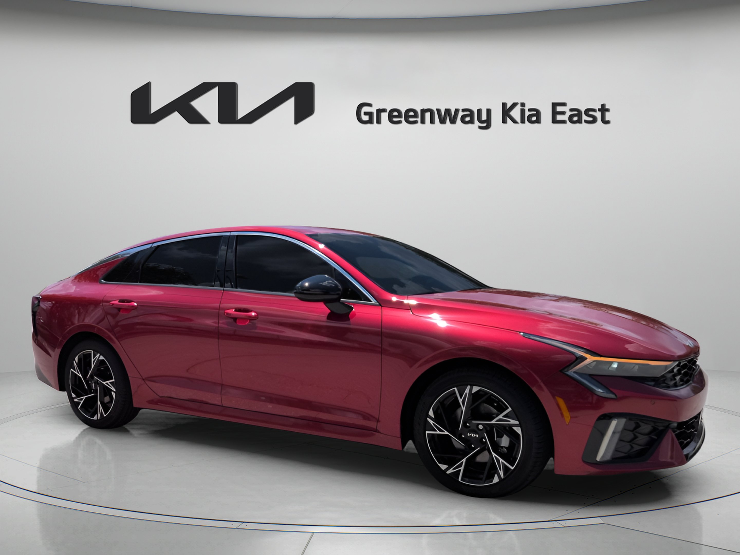 Certified Used 2025 Runway Red Kia GT-Line image 3
