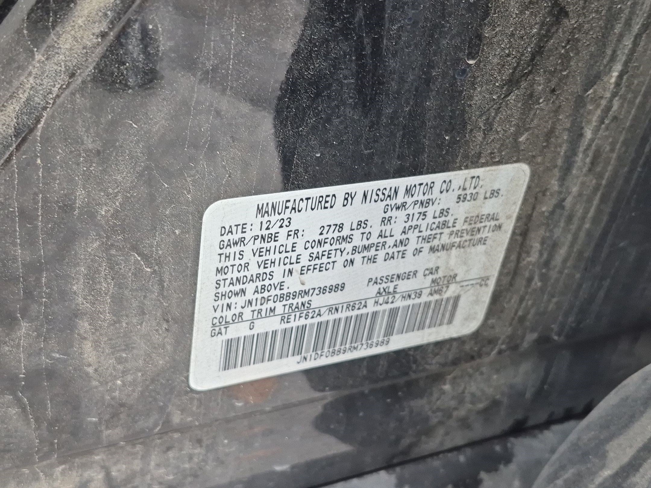 Certified Used 2024 Black Diamond Pearl Nissan EVOLVE+ image 33