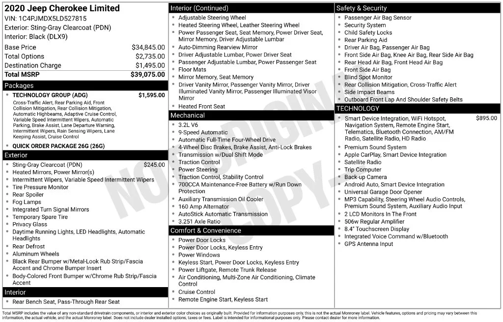 Used 2020 Gray Jeep Limited image 30