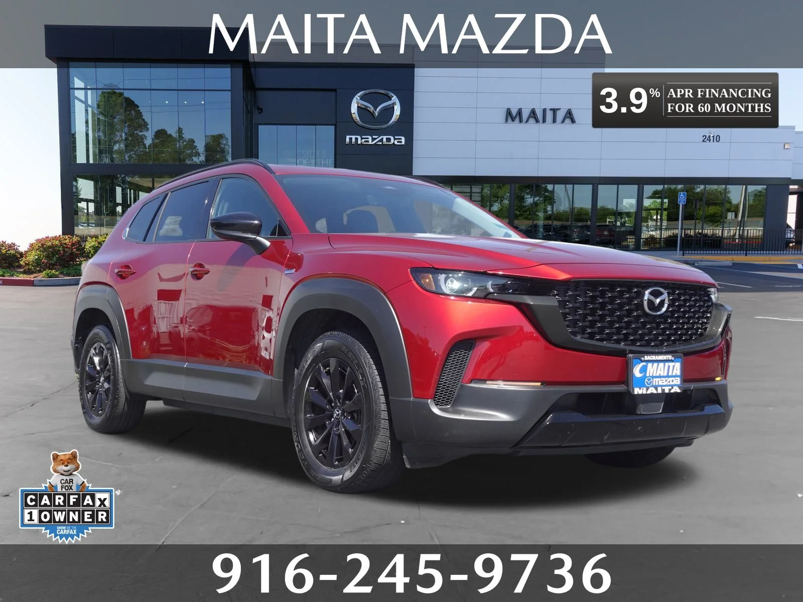 Certified Used 2025 Soul Red Crystal Metallic Mazda Premium image 1