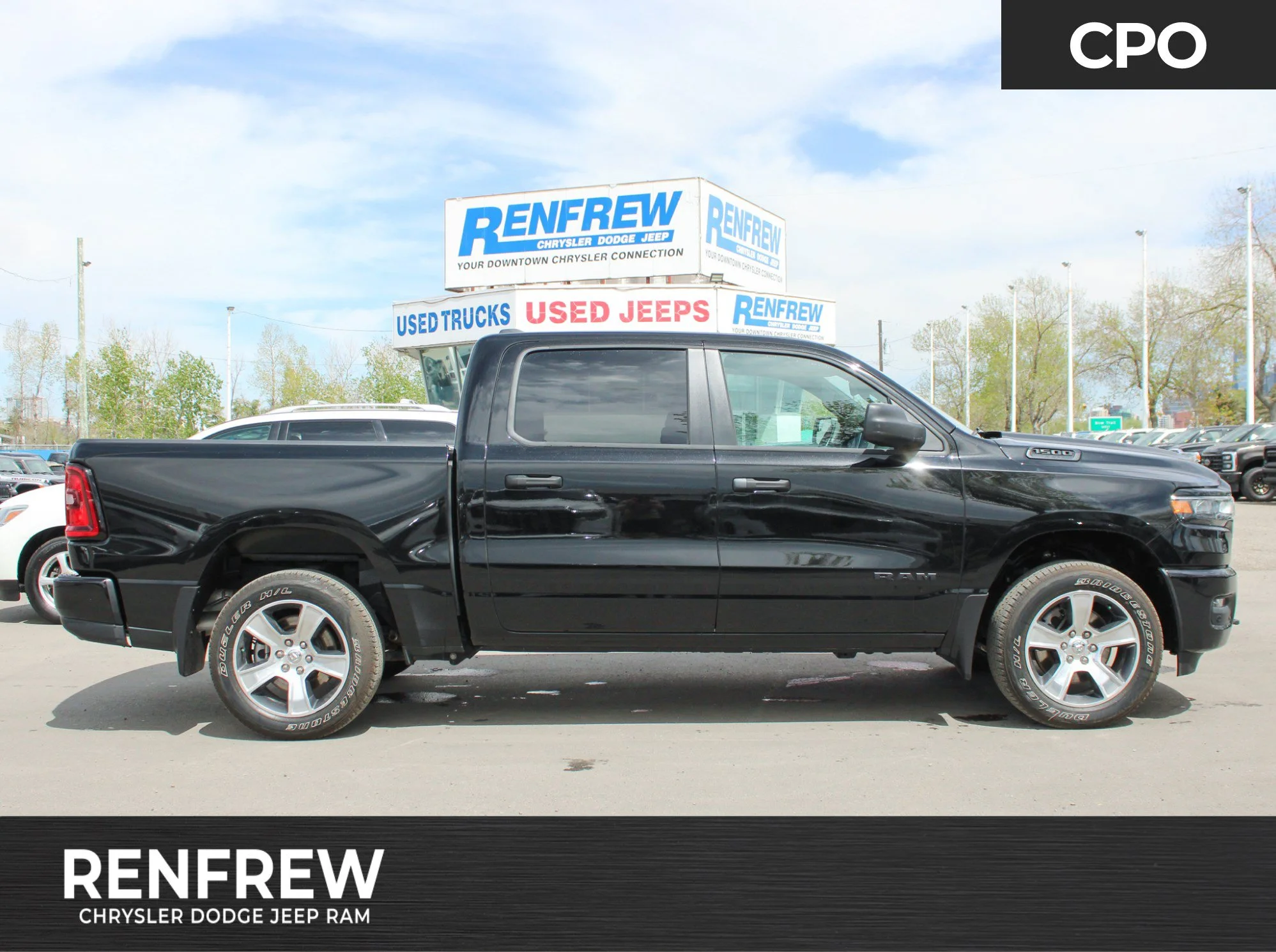 Certified Used 2025 Black RAM Tradesman * No Accidents | Heated Seats | Backup Camera | Twin-Turbo | Protection Group image 1