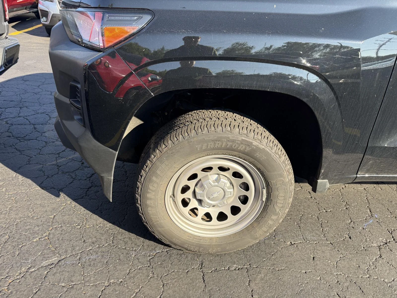 Used 2023 Black Chevrolet 4WD Work Truck image 3