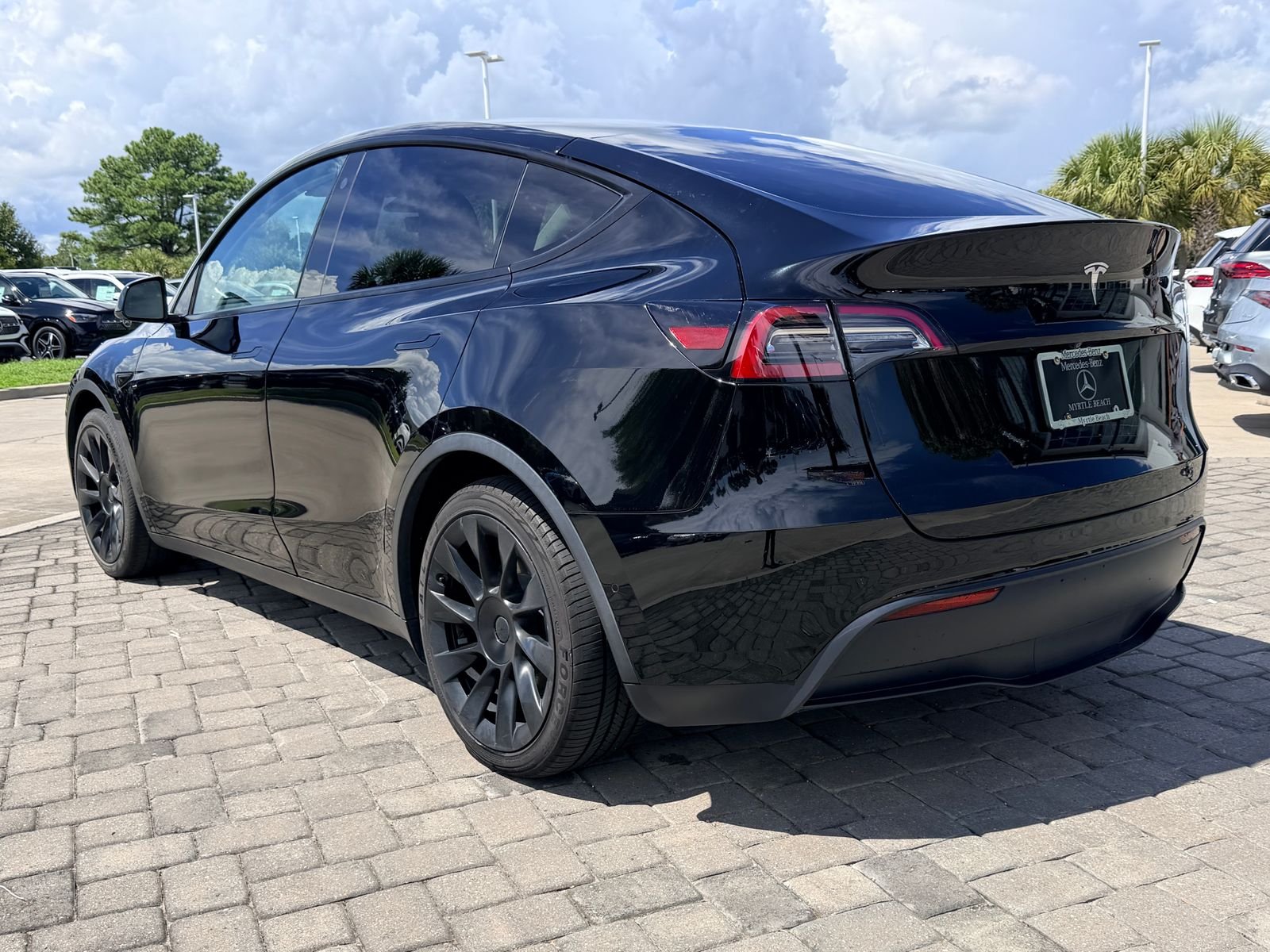 Used 2021 Solid Black Tesla Standard Range image 11