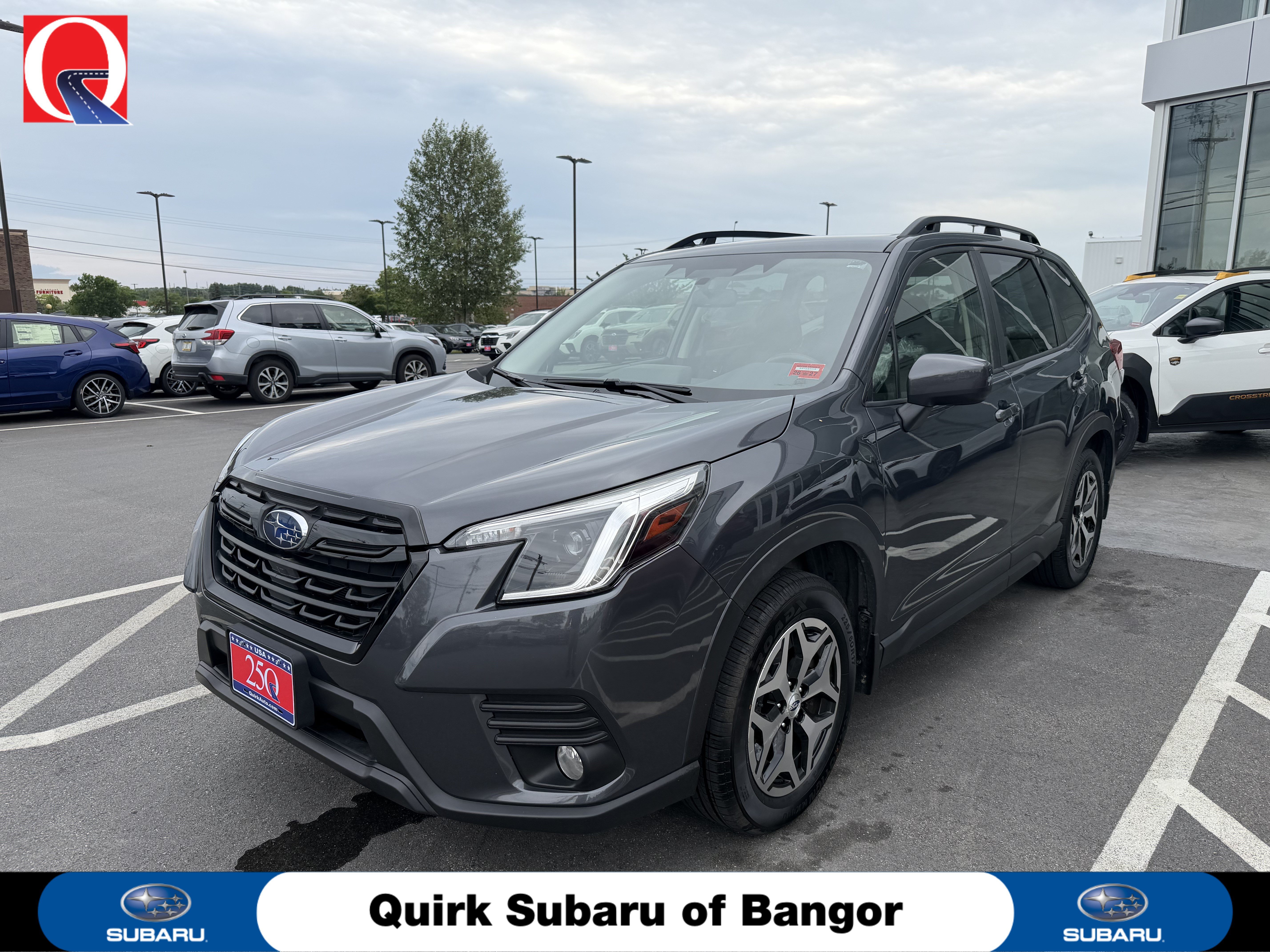 Used 2023 Magnetite Gray Metallic Subaru Premium image 1
