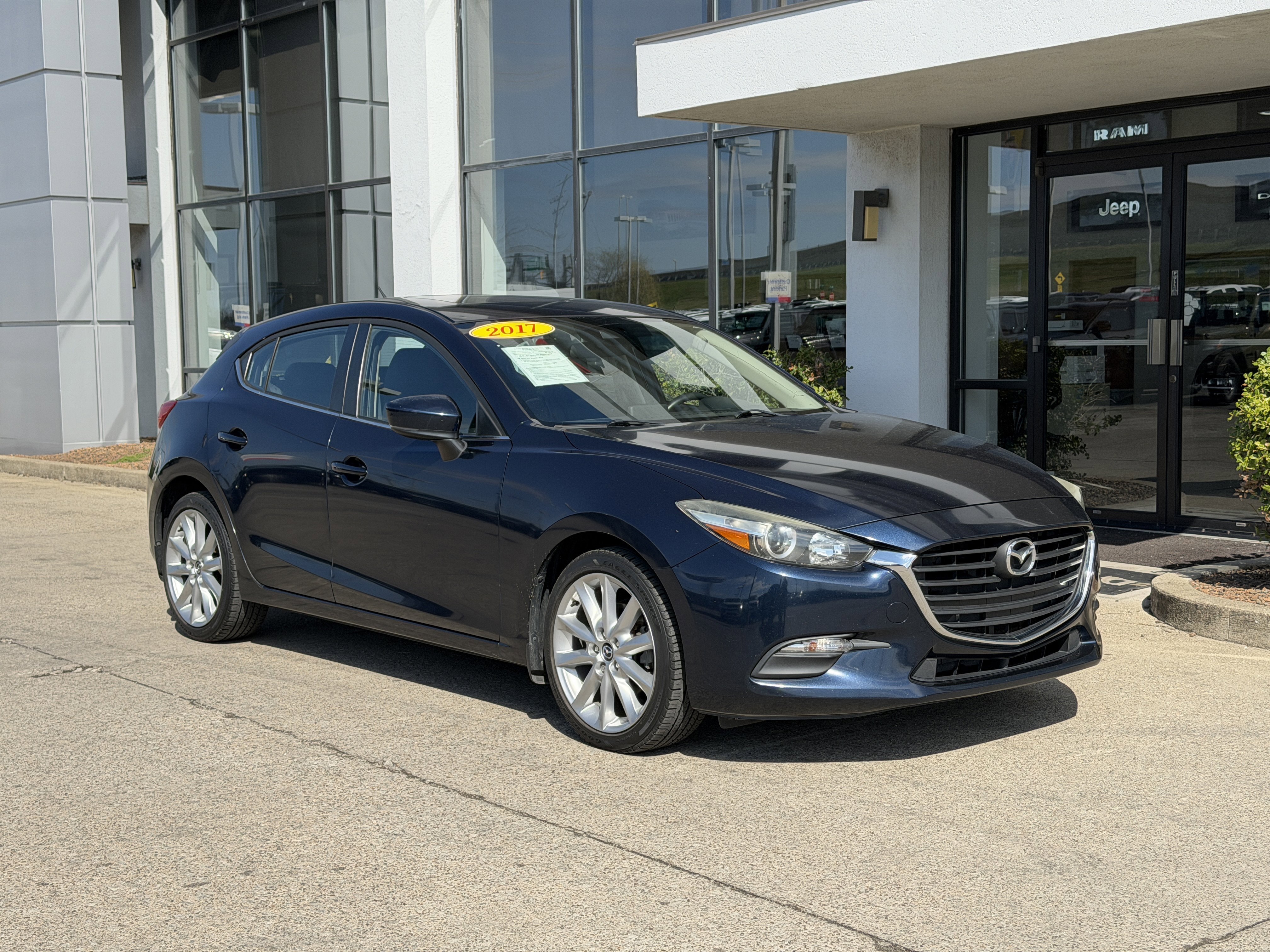 Used 2017 Mazda Mazda3 Touring with VIN JM1BN1L39H1128703 for sale in Jeffersonville, IN