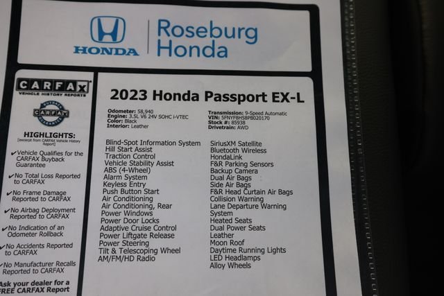2023 Honda Passport EX-L - Photo 43