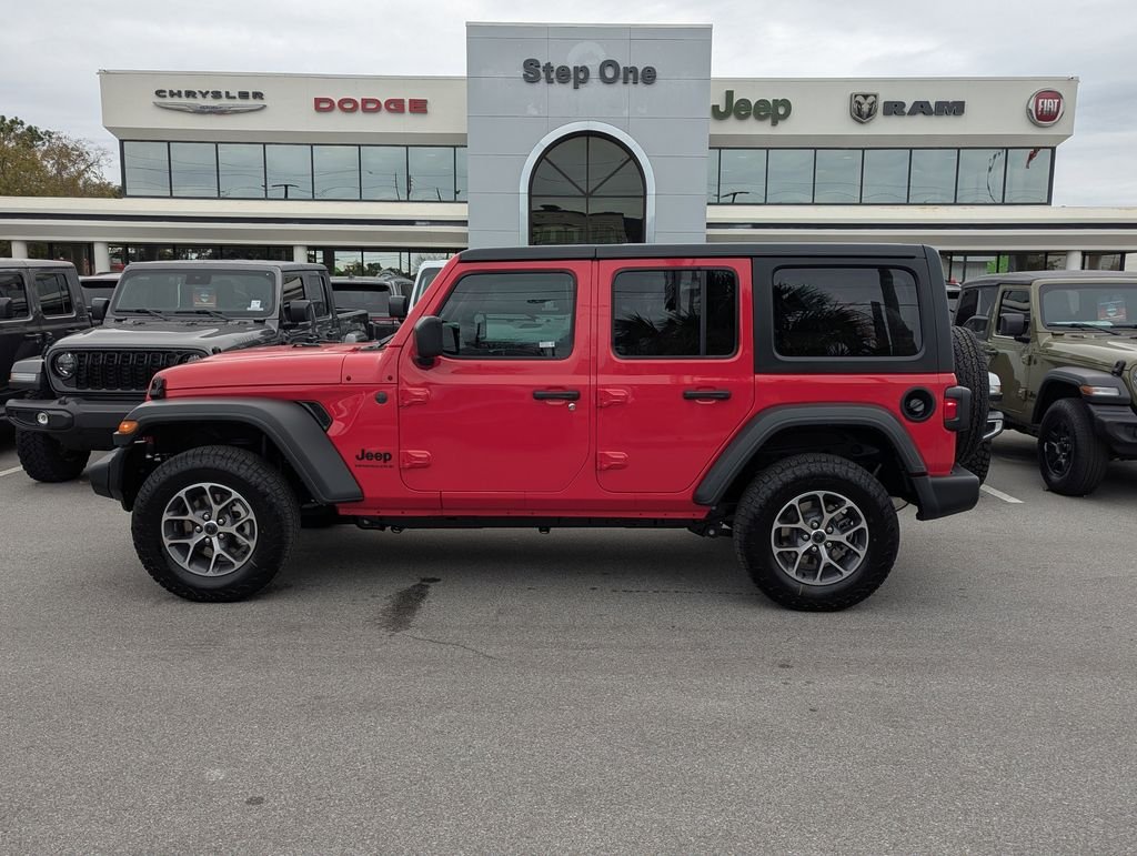 New 2026 Firecracker Red Clear-Coat Exterior Paint Jeep Sport S image 8