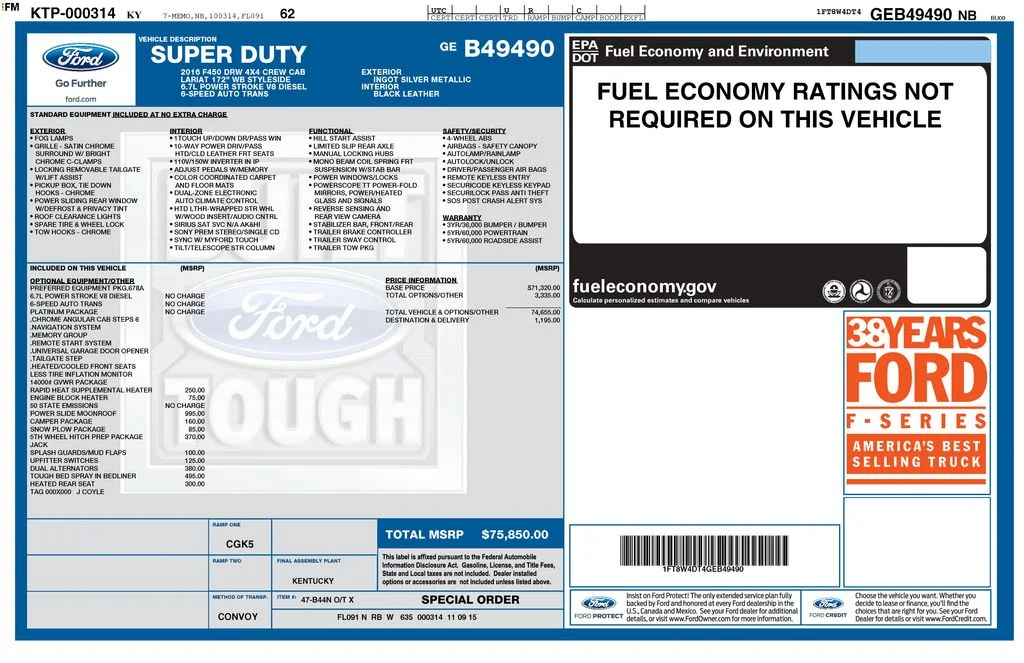 Used 2016 Silver Ford Platinum image 7
