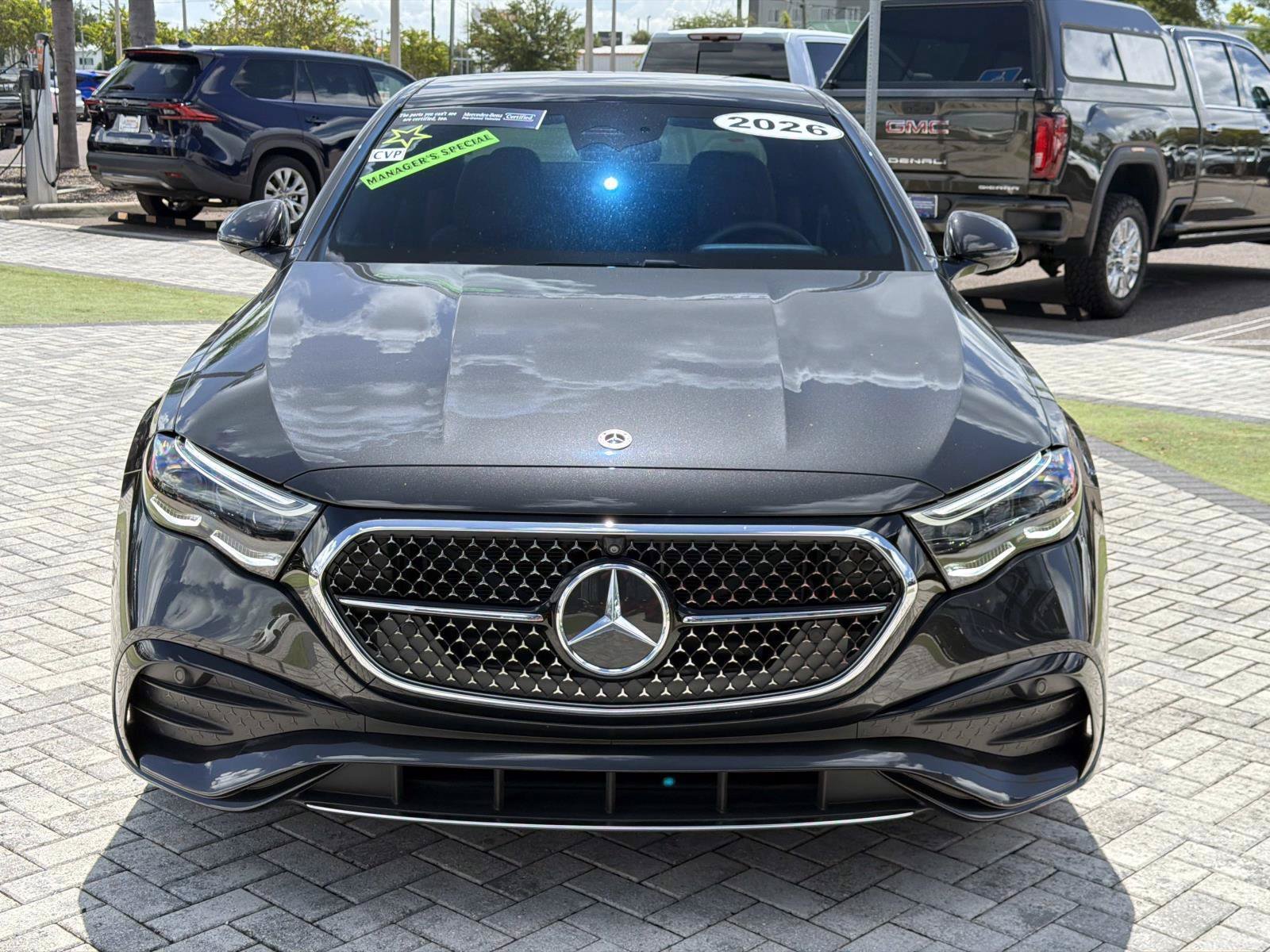 Certified Used 2026 Gray Metallic Mercedes-Benz E 350 image 2