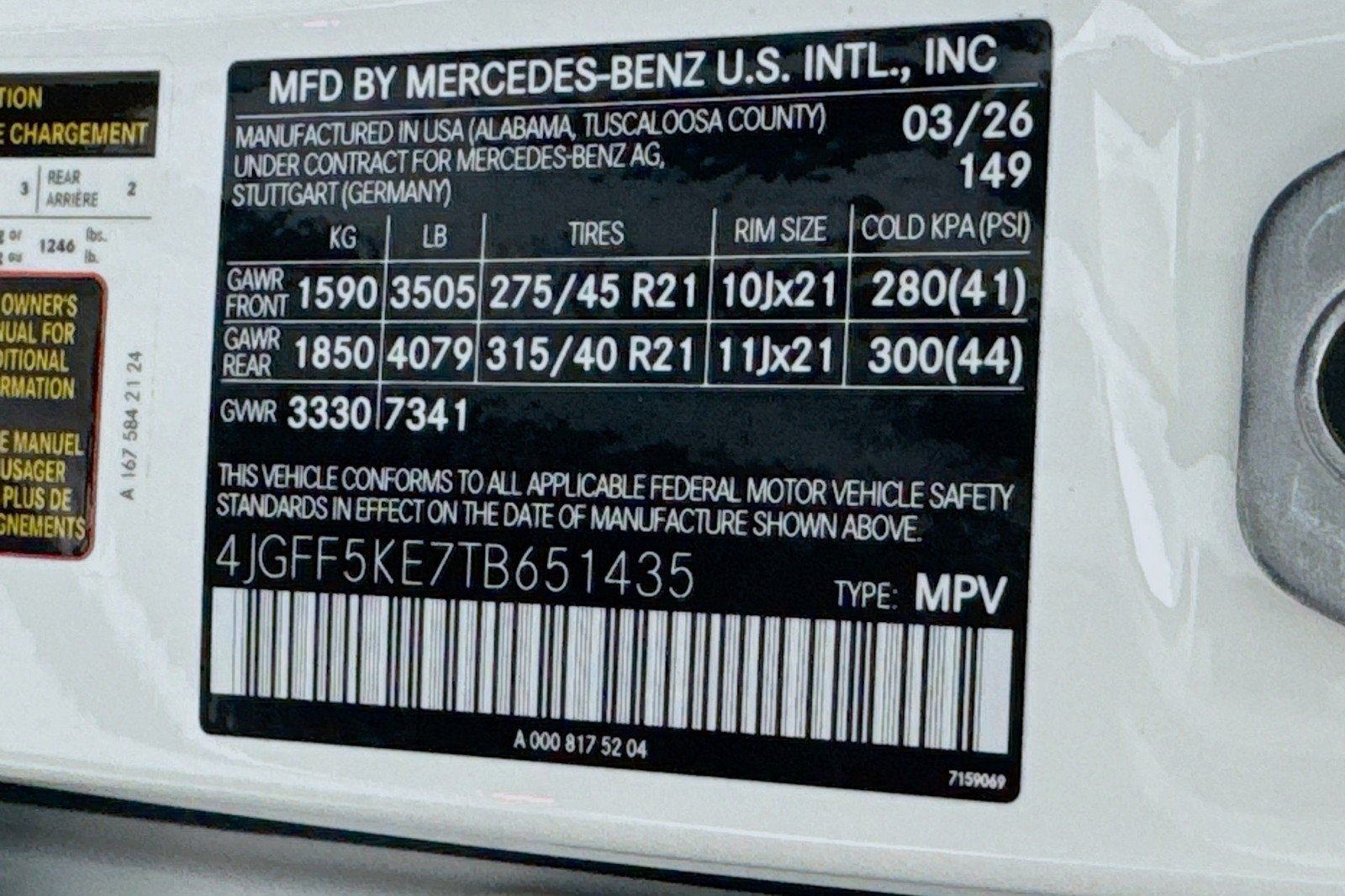 New 2026 Polar White Mercedes-Benz GLS 450 4MATIC® SUV image 25