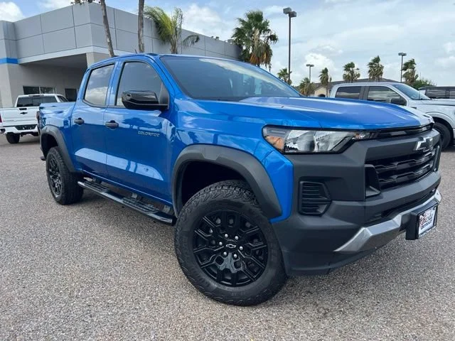 Used 2024 Glacier Blue Metallic Chevrolet Trail Boss image 1