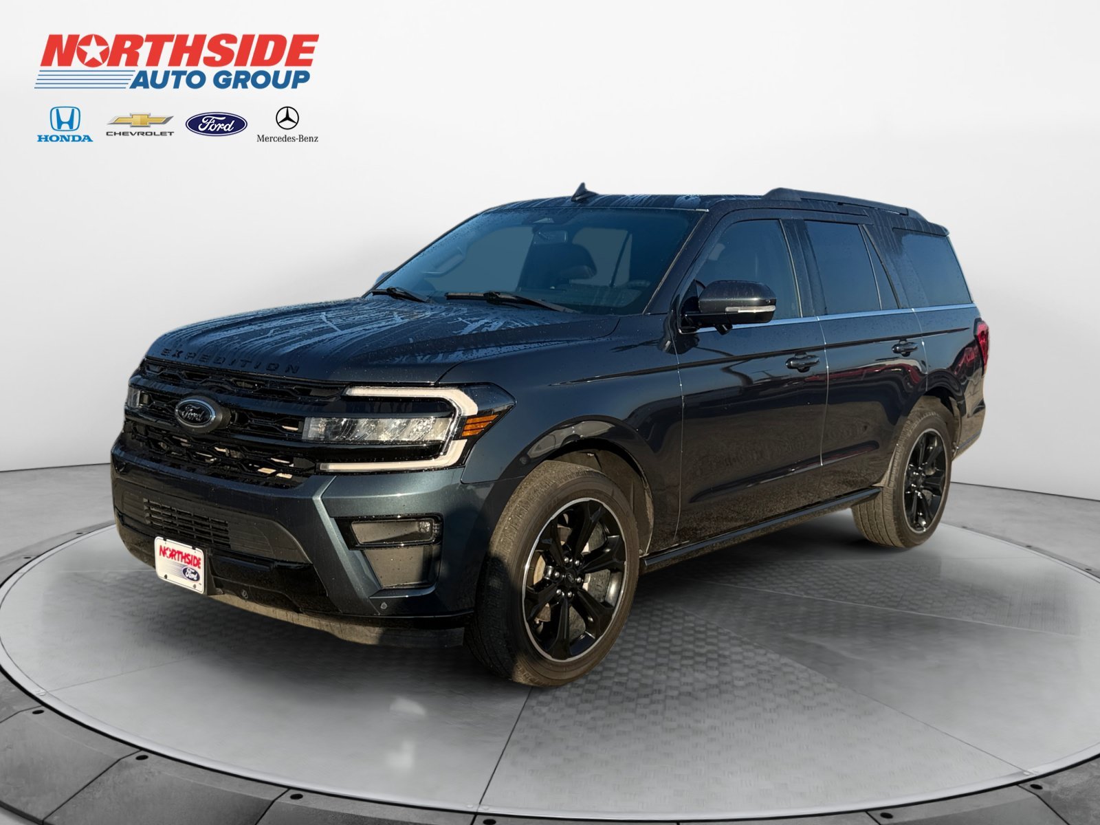 Certified Used 2024 Stone Blue Metallic Ford Limited image 3