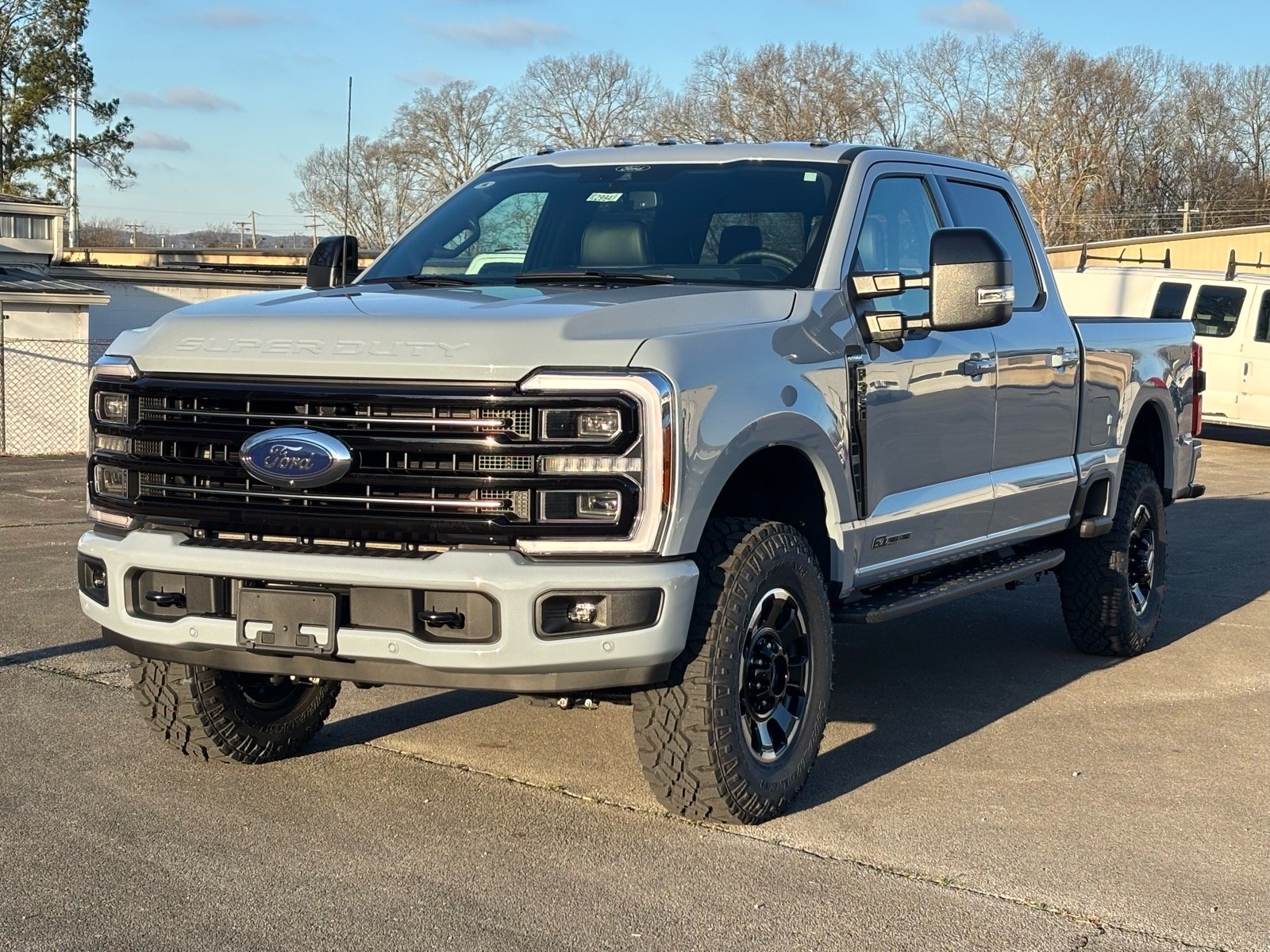 New 2026 Glacier Gray Metallic Tri-Coat Ford F-350® Platinum® image 1