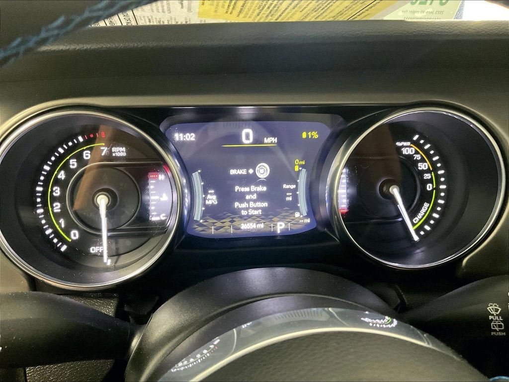 Used 2023 Gray Jeep Rubicon 4xe image 24