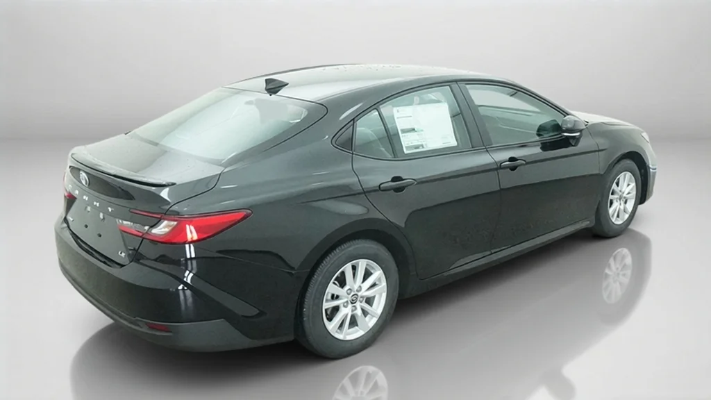 New 2026 Midnight Black Metallic Toyota LE image 9