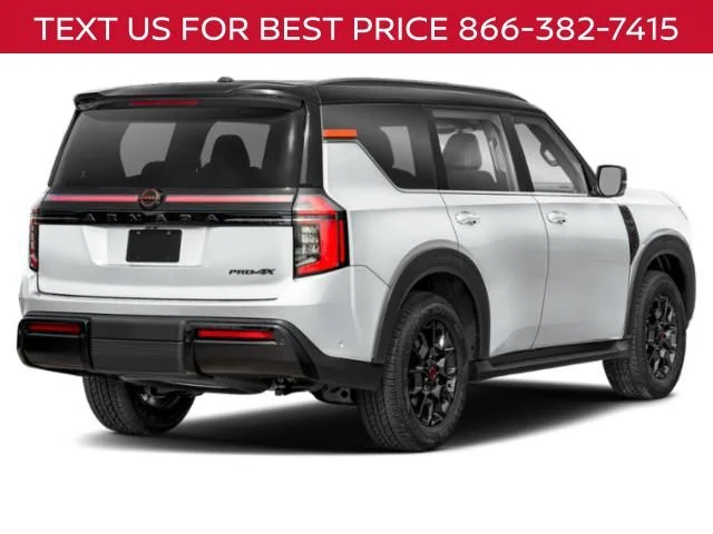 New 2026 Aspen White TriCoat / Super Black Two-tone Nissan PRO-4X® image 4