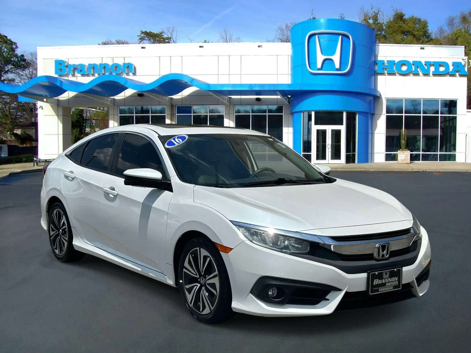 Certified Used 2016 White Honda 4dr CVT EX-T image 1