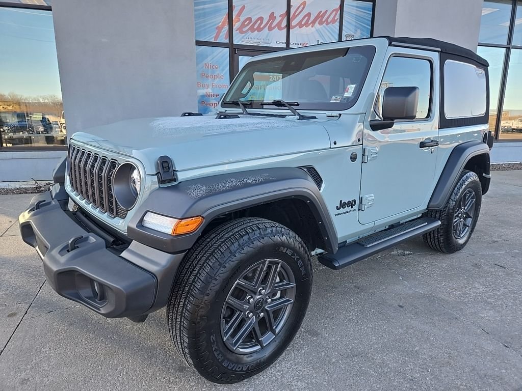 Used 2024 Jeep Wrangler 2-Door Sport S with VIN 1C4PJXAG8RW335789 for sale in Kansas City