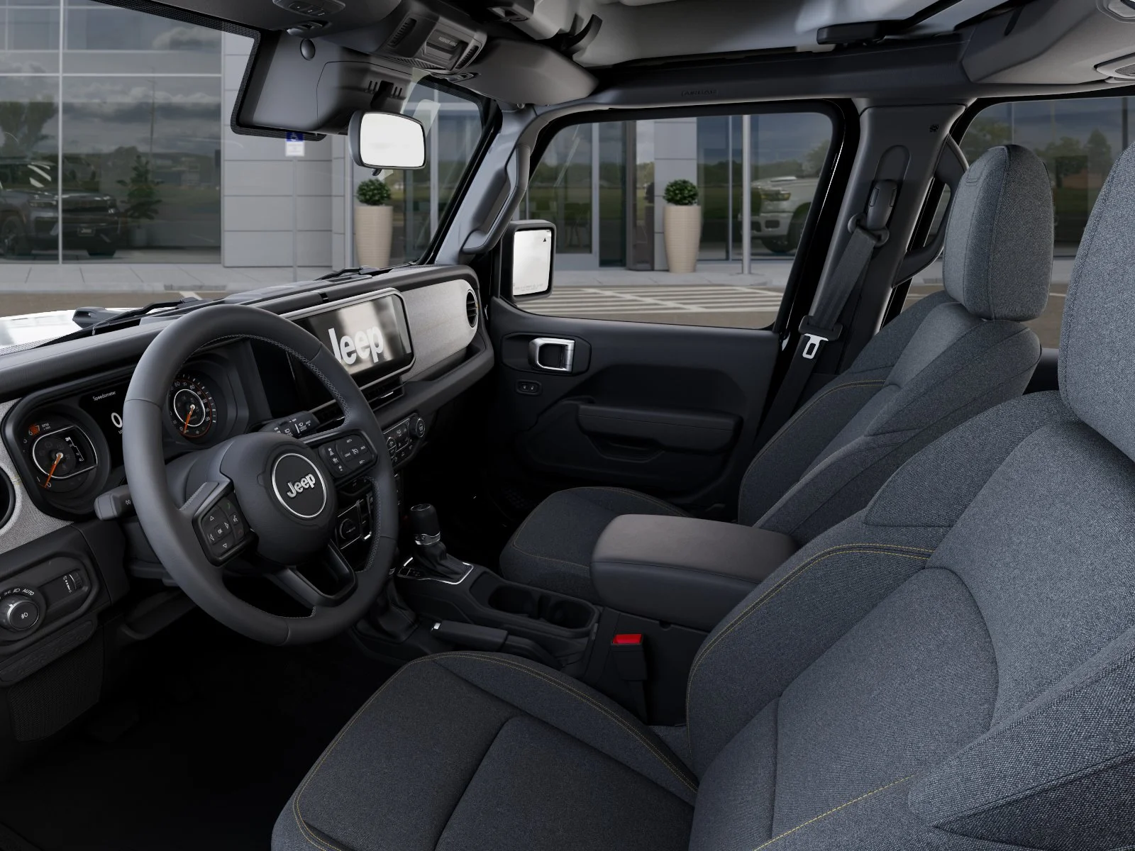New 2026 Black Clear-Coat Exterior Paint Jeep Sport S image 48