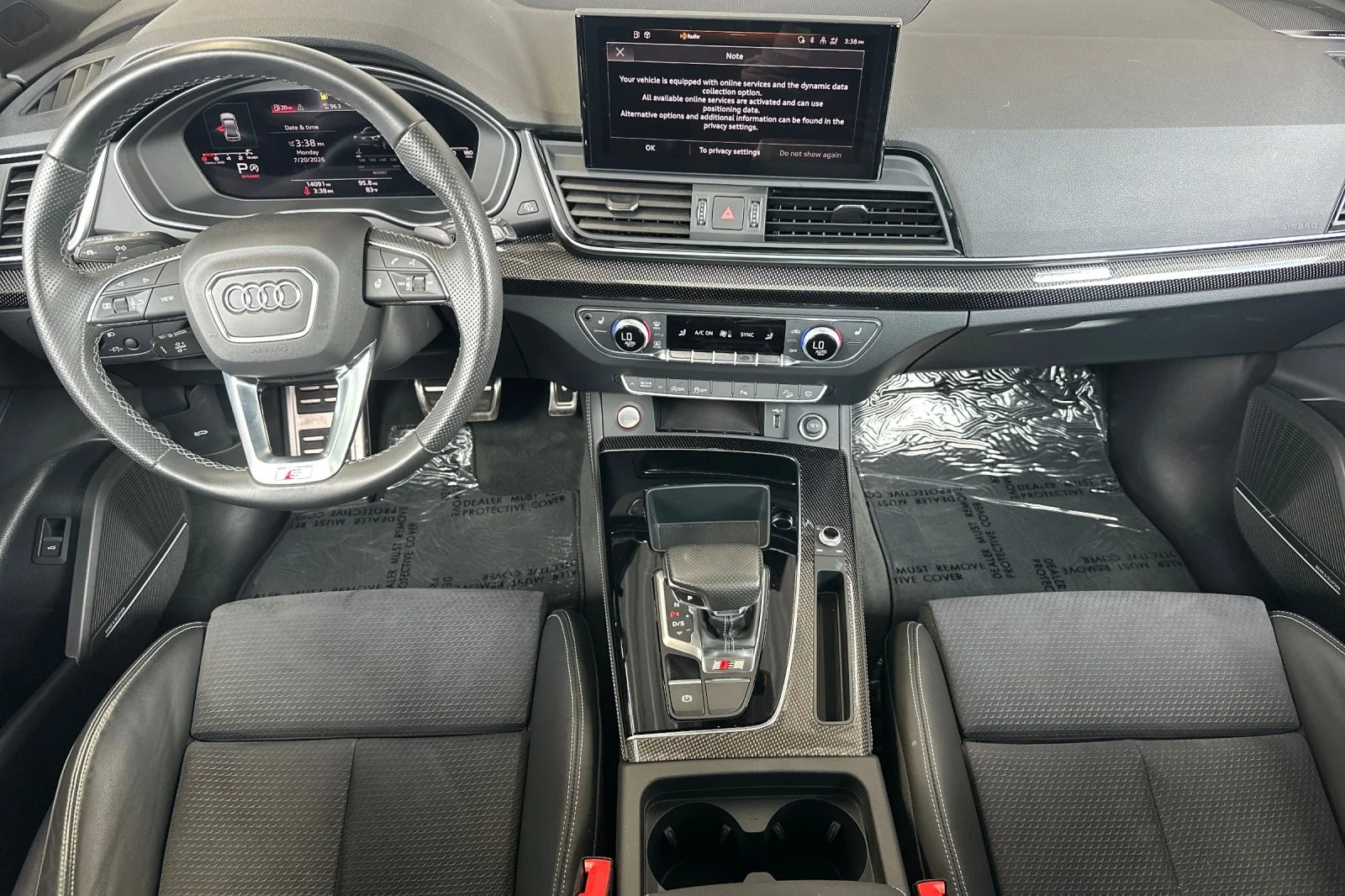 Used 2023 BLACK METALLIC Audi Premium Plus image 12