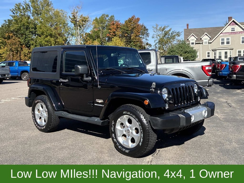 Used 2015 Black Jeep Sahara image 3