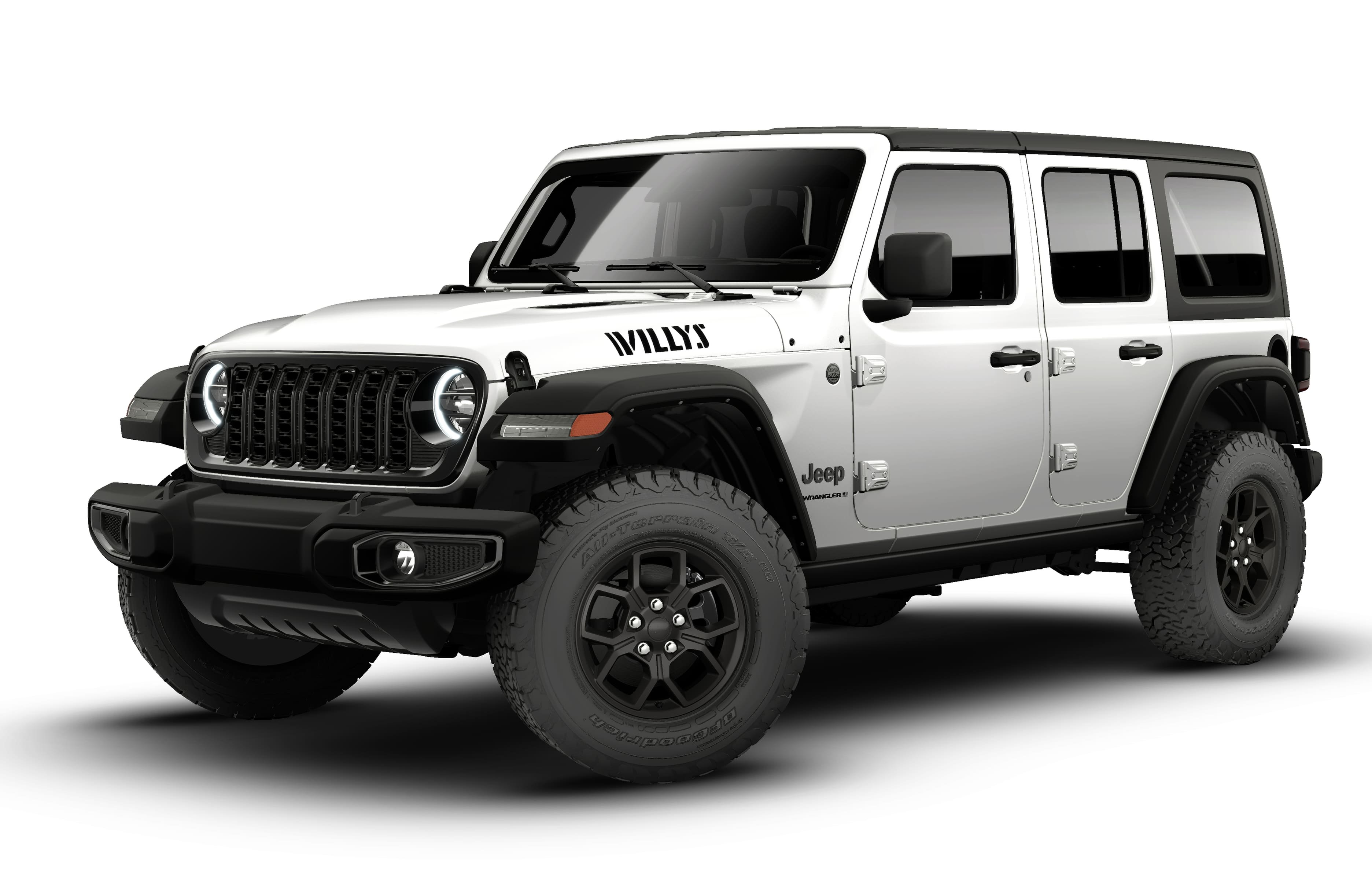 New 2026 Bright White Clear-Coat Exterior Paint Jeep Willys image 27