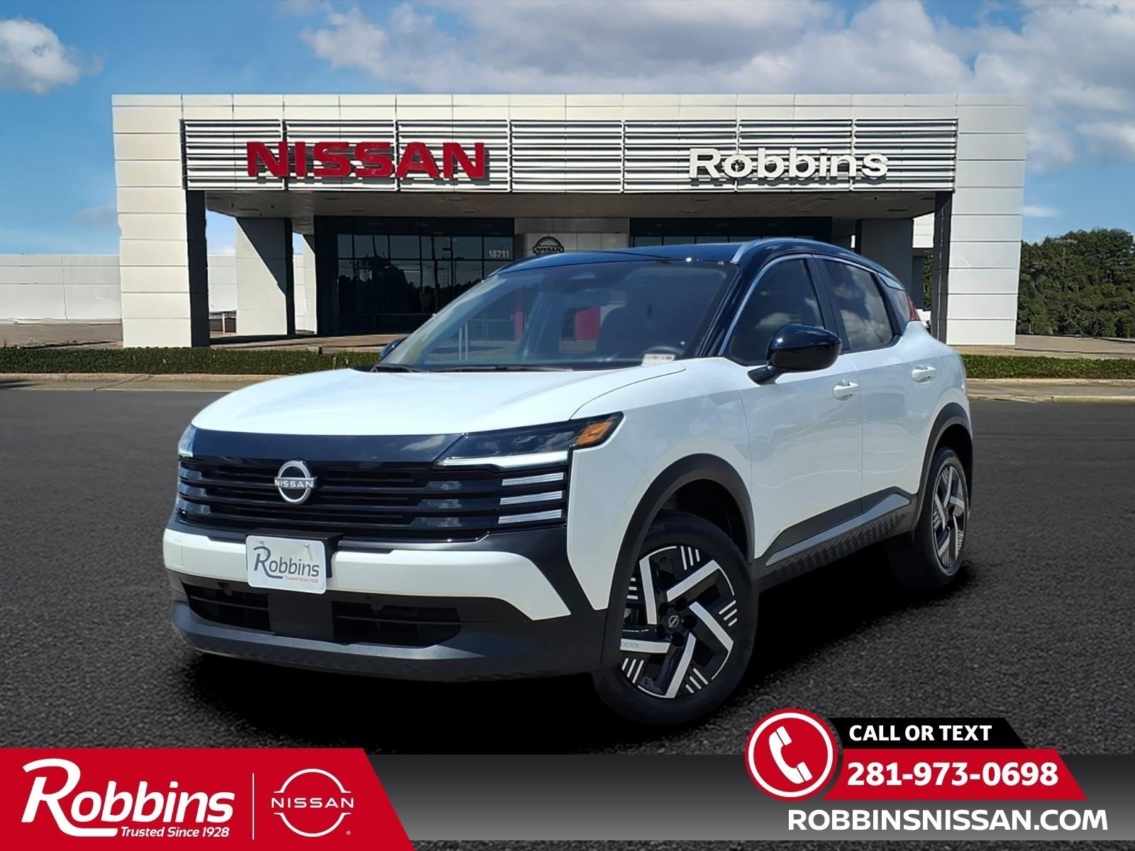 2026 Nissan Kicks SV White at Robbins Nissan