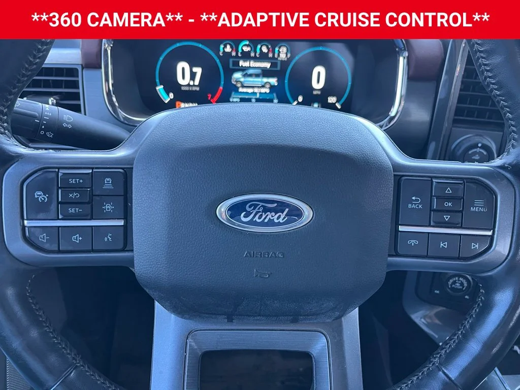 Used 2021 Agate Black Metallic Ford Lariat image 9