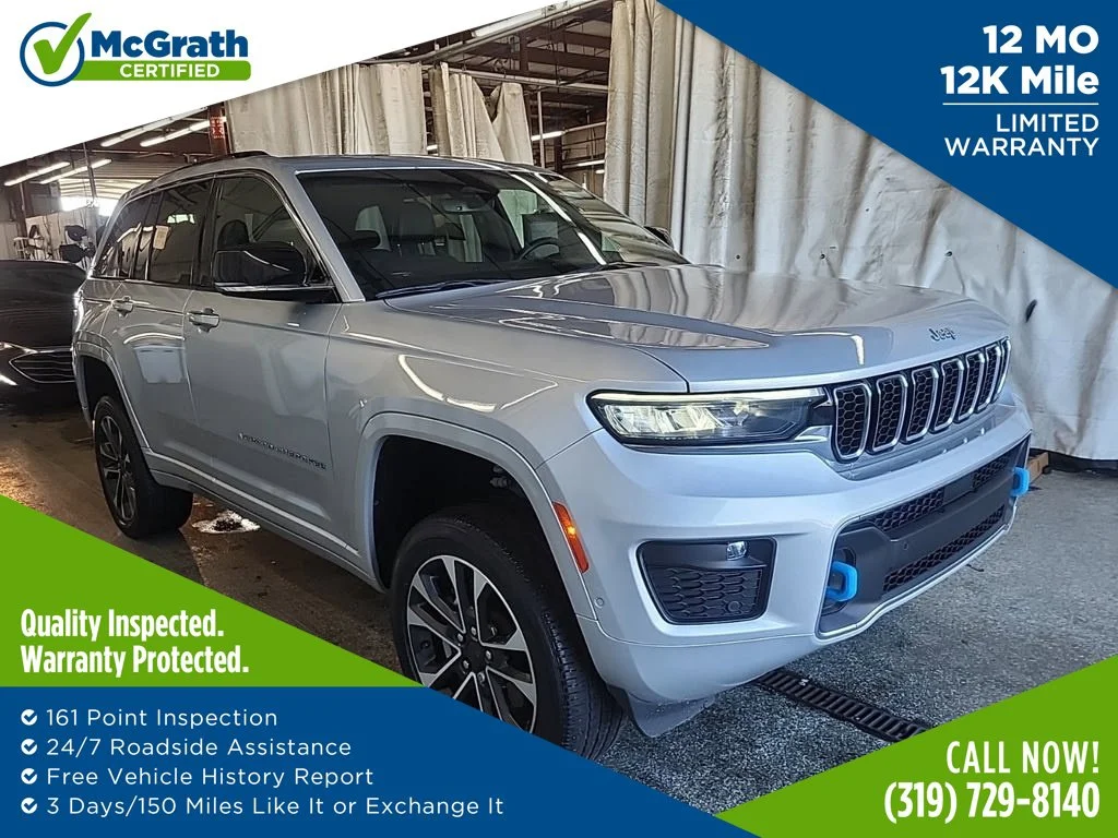 Used 2023 Silver Jeep Overland 4xe image 1