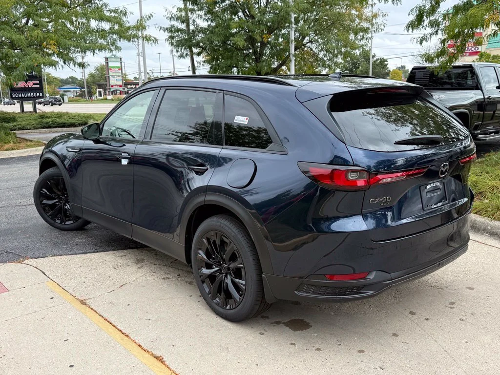 New 2026 Deep Crystal Blue Mica Mazda 3.3 Turbo Premium Sport AWD image 5